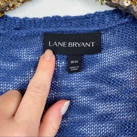Lane Bryant • Blue And Red Star Cardigan - Picture 7 of 15